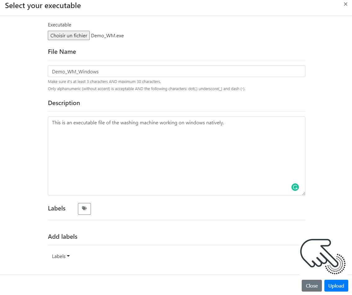 Add executable Add executable
