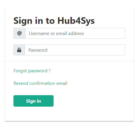 Sign-In form Sign-In form