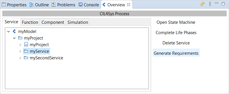 Generate Requirements Generate Requirements
