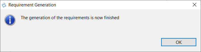 Requirement Template Selection Requirement Template Selection