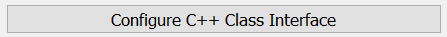 Configure C++ Class Interface Configure C++ Class Interface