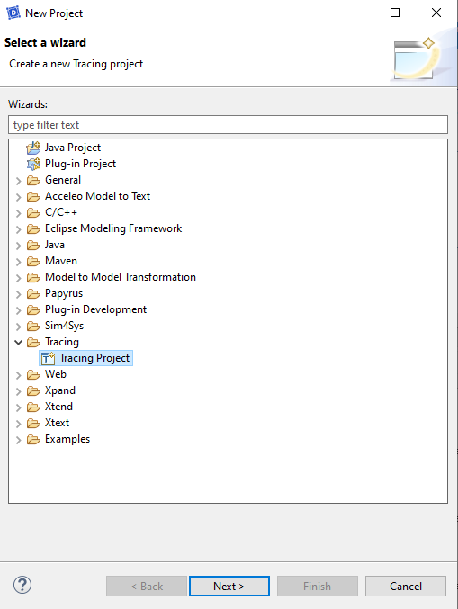 create_trace_project create_trace_project