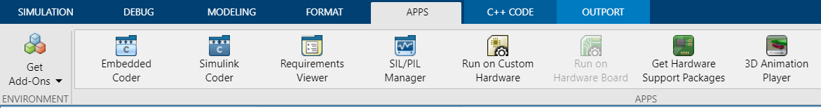 Simulink APPS
