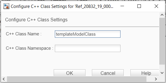 Simulink class name Simulink class name
