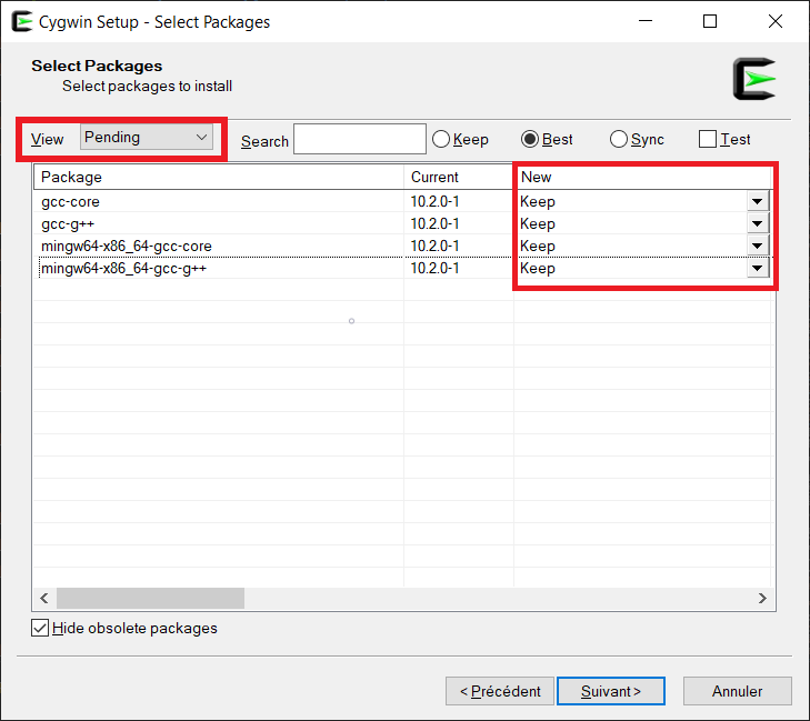 Cygwin keep packages Cygwin keep packages