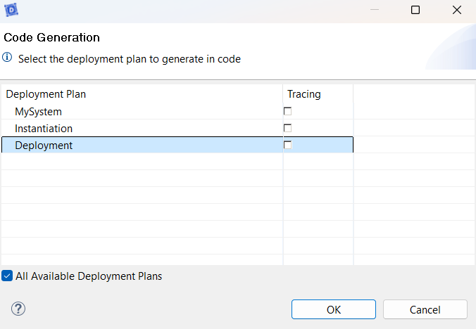 Code generation