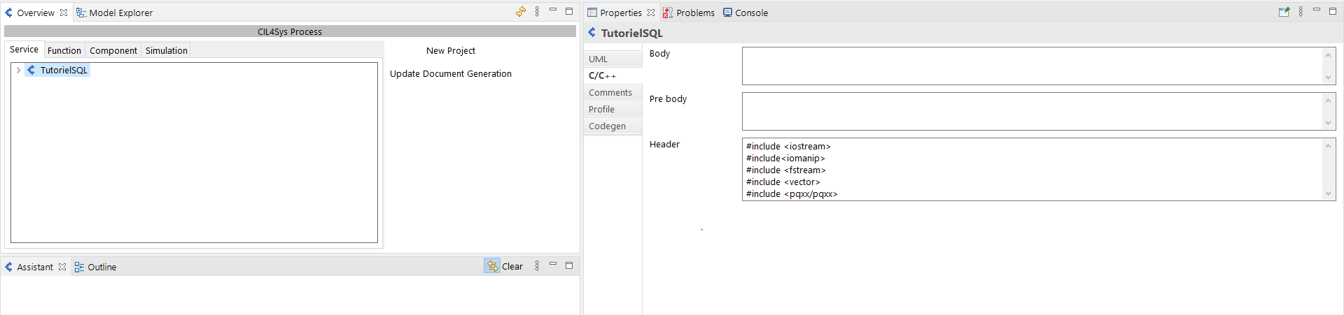 Include in the header Include in the header