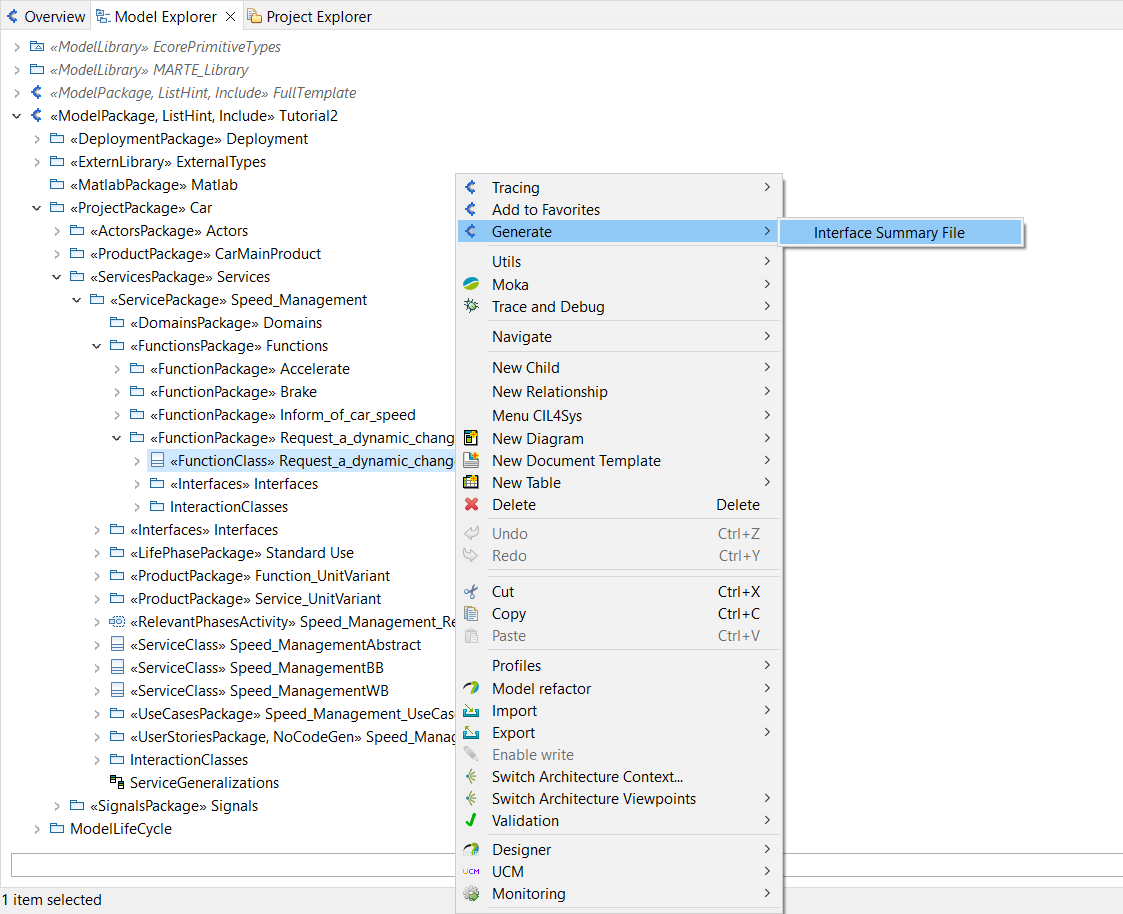 Interface Summary File Interface Summary File