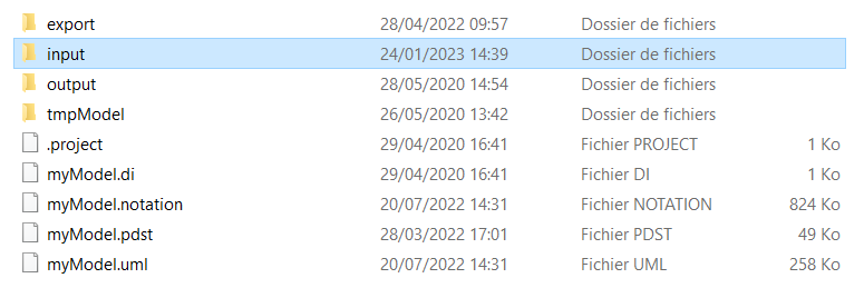 Input folder Input folder