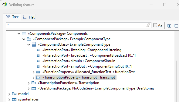 transcriptionproperty transcriptionproperty