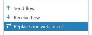 Change one webocket