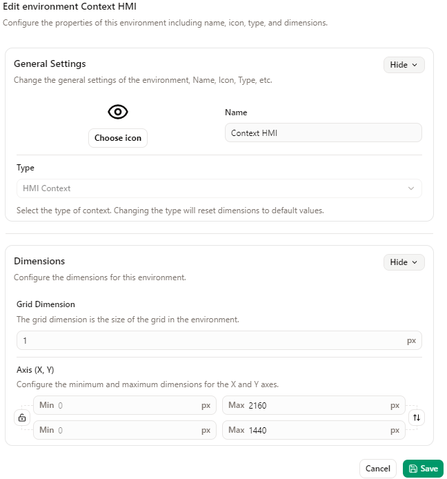 environment configuration