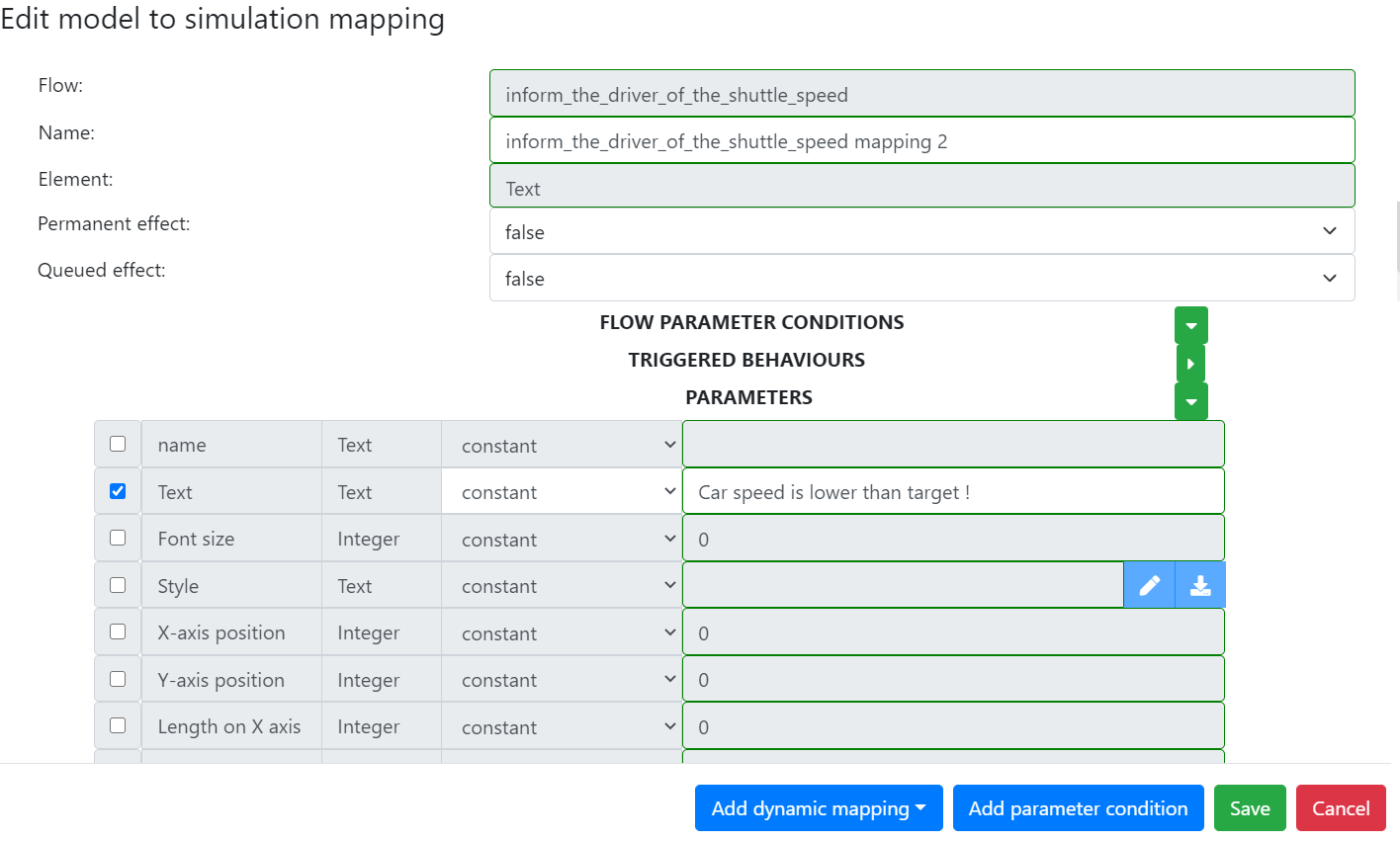 Edit model to simu mapping Edit model to simu mapping