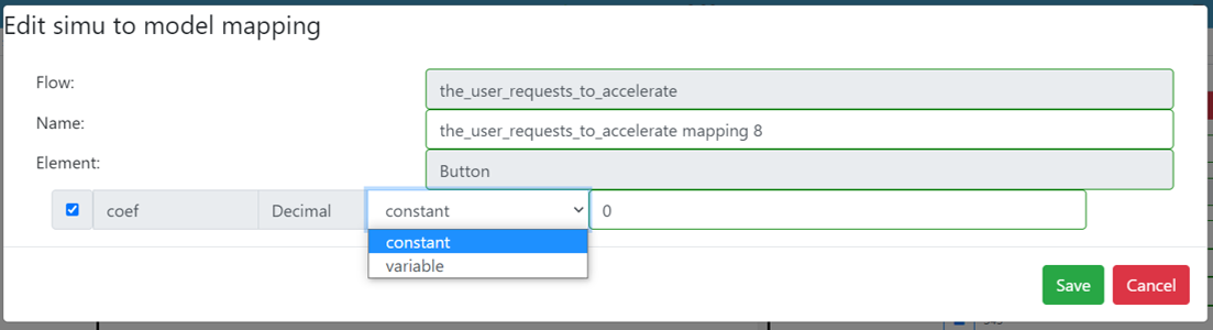 Edit simu to model mapping Edit simu to model mapping