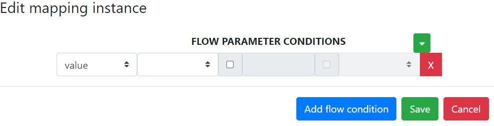 Edit conditions Edit conditions