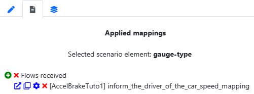 Flows received tab Flows received tab