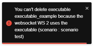 Executable cannot be removed Executable cannot be removed