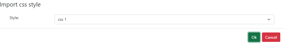 Import css style Import css style