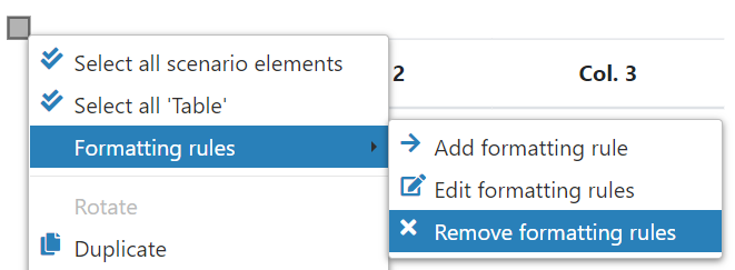 Remove formatting rules Remove formatting rules