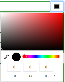 Color panel Color panel