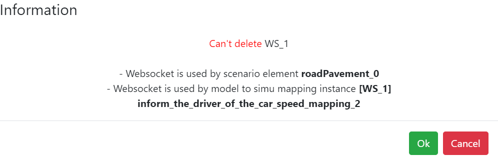 Websocket cannot be deleted Websocket cannot be deleted
