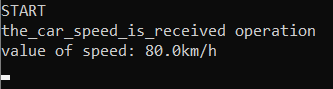 Logging speed value in console