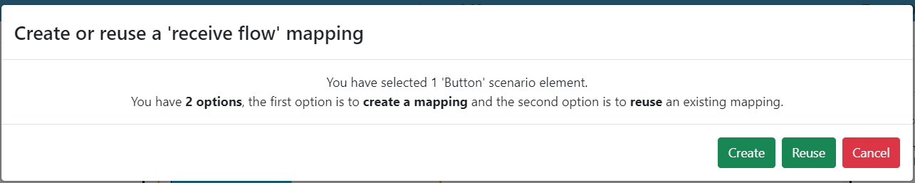 create reuse model