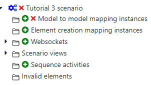 Element creation mapping instance Element creation mapping instance