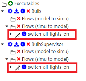 Similar flows in different executables Similar flows in different executables