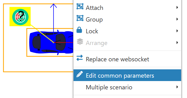 Edit common parameters