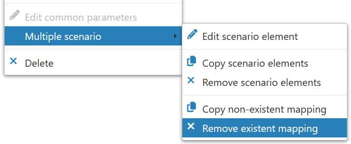 Remove existent mapping Remove existent mapping
