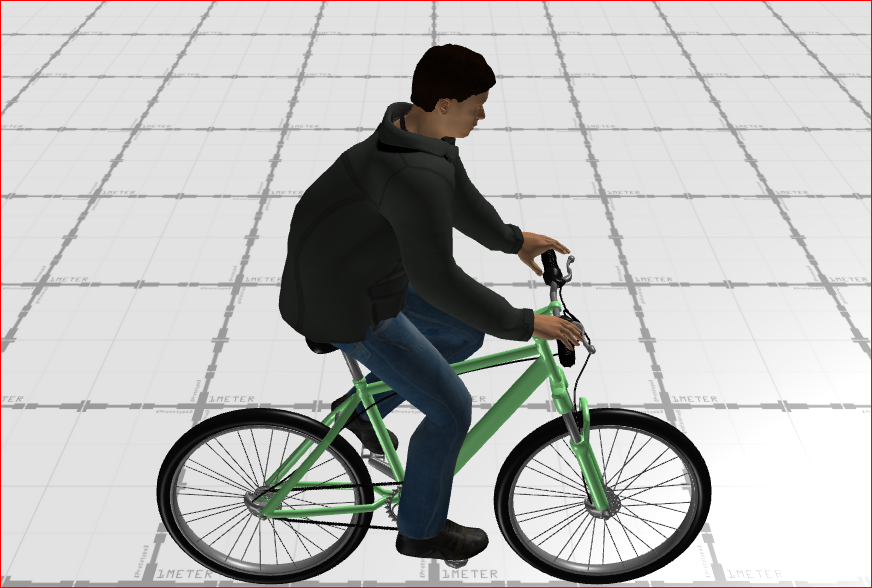 Bicycle on Scene 3D
