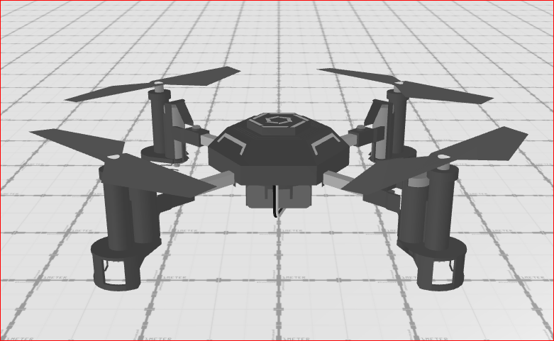 Drone on Scene 3D