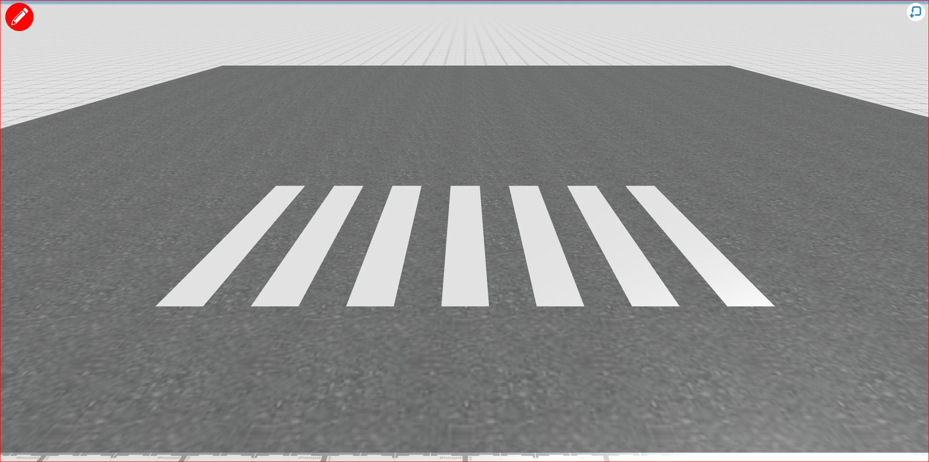 Pedestrian crossing on Scene3D