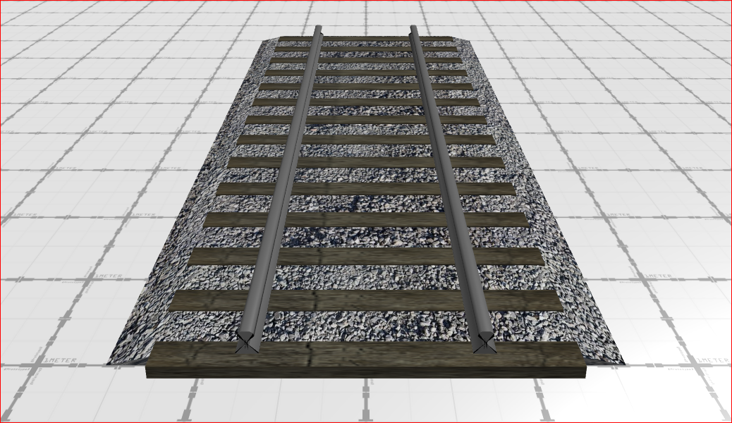 Railway on Scene3D