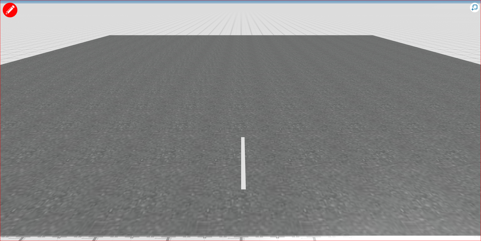 Road Line on Scene3D