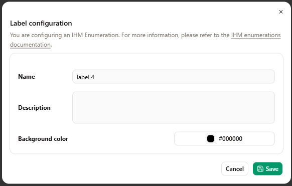 Create and edit a label