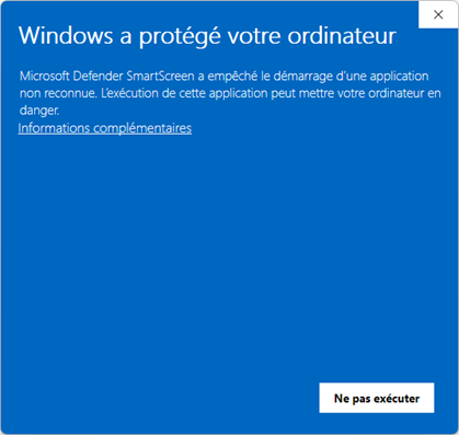 launcher warning