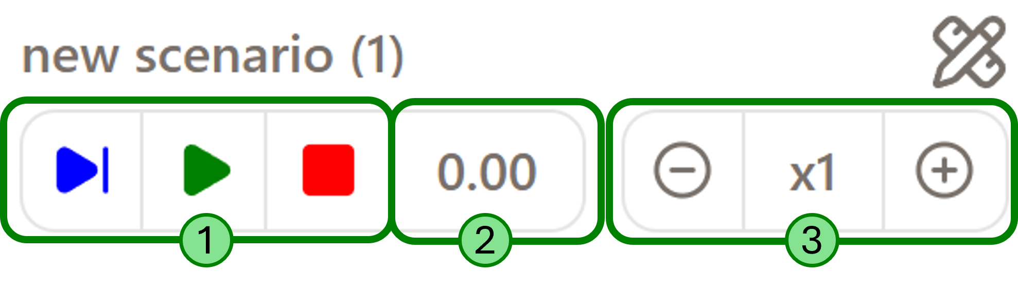 Scenario Execution Control Scenario Execution Control