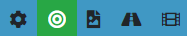 Context buttons in run mode