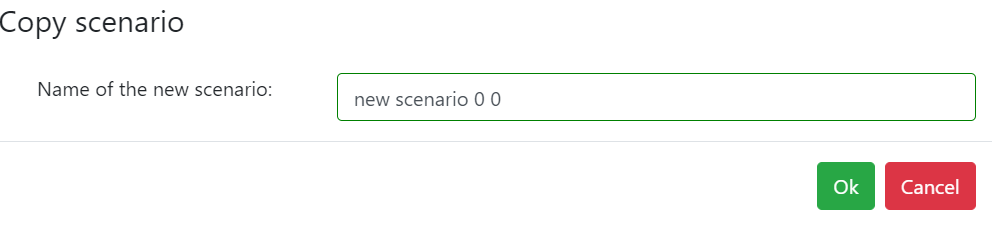 Copy scenario