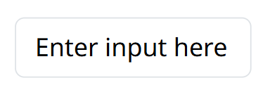 Field Input HMI Field Input HMI