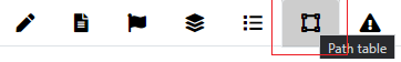 Path Table Tab Button