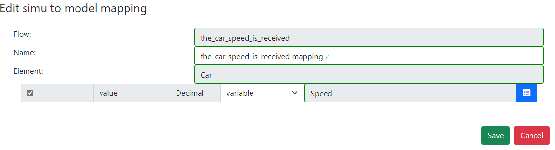 Edit Model to simu mapping Edit Model to simu mapping