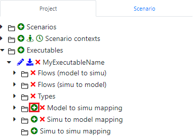 Add model to simu mapping