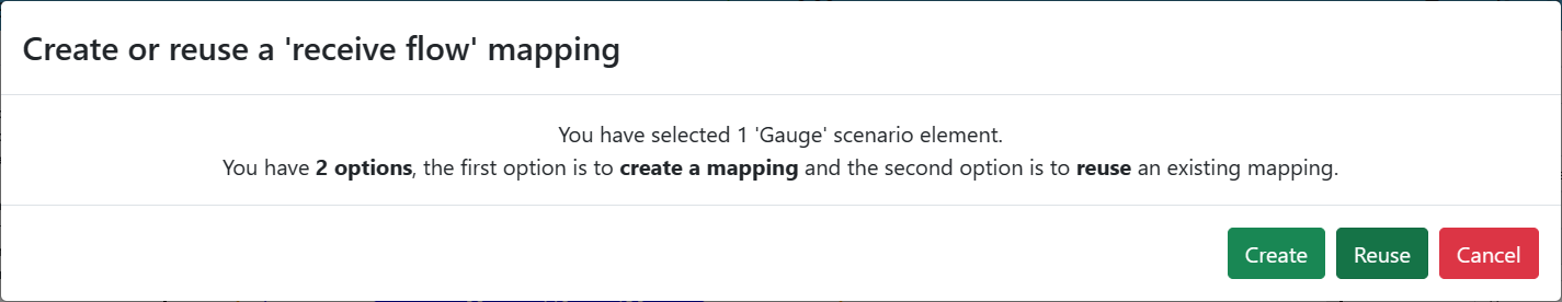 Reuse model to simu mapping