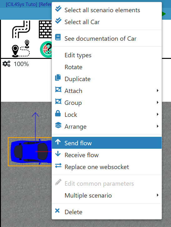 Send flow Send flow