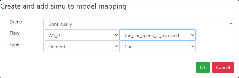 Create and add simu to model mapping Create and add simu to model mapping