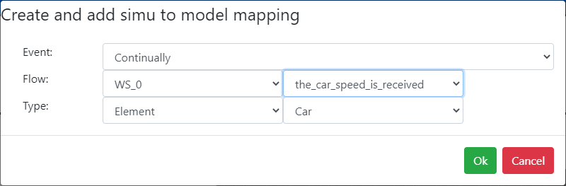 Create and add simu to model mapping