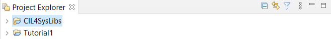 CIL4SysLibs in the Project Explorer